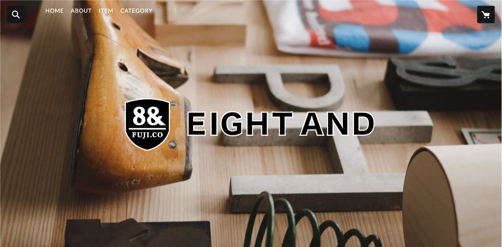 8& -EIGHT AND- オンラインストア